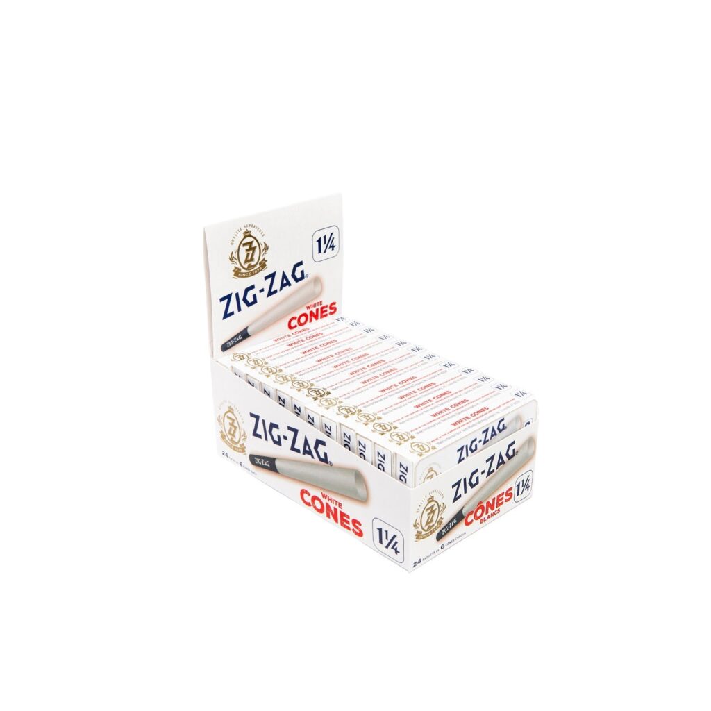 Zig-Zag White 1 1/4 Cones — BC Cannabis Home