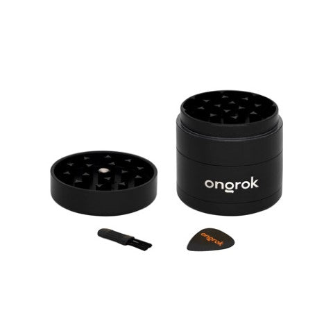 Mini (55Mm) 4 Piece Ez Grinder - Black — BC Cannabis Home