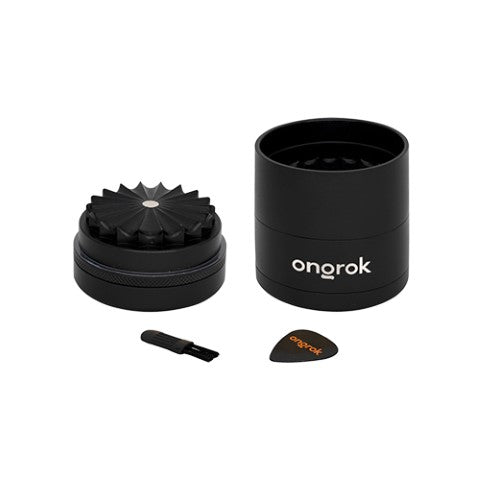 Mini (55Mm) 5 Piece Flower Teeth Grinder - Black — BC Cannabis Home