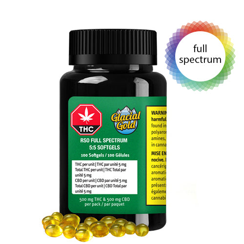 Rso Full Spectrum 5:5 100-Pack Softgels — BC Cannabis Home