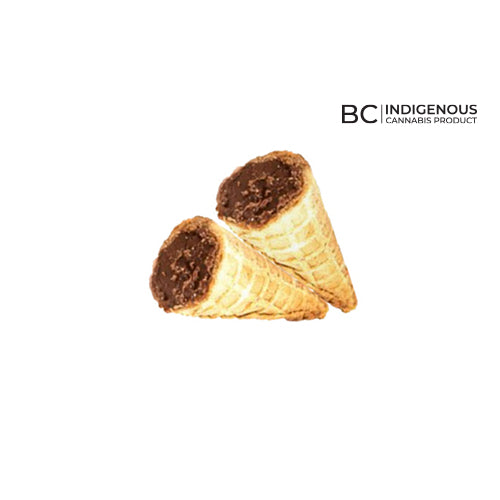 Milk Chocolate Live Rosin Waffle Cones — BC Cannabis Home