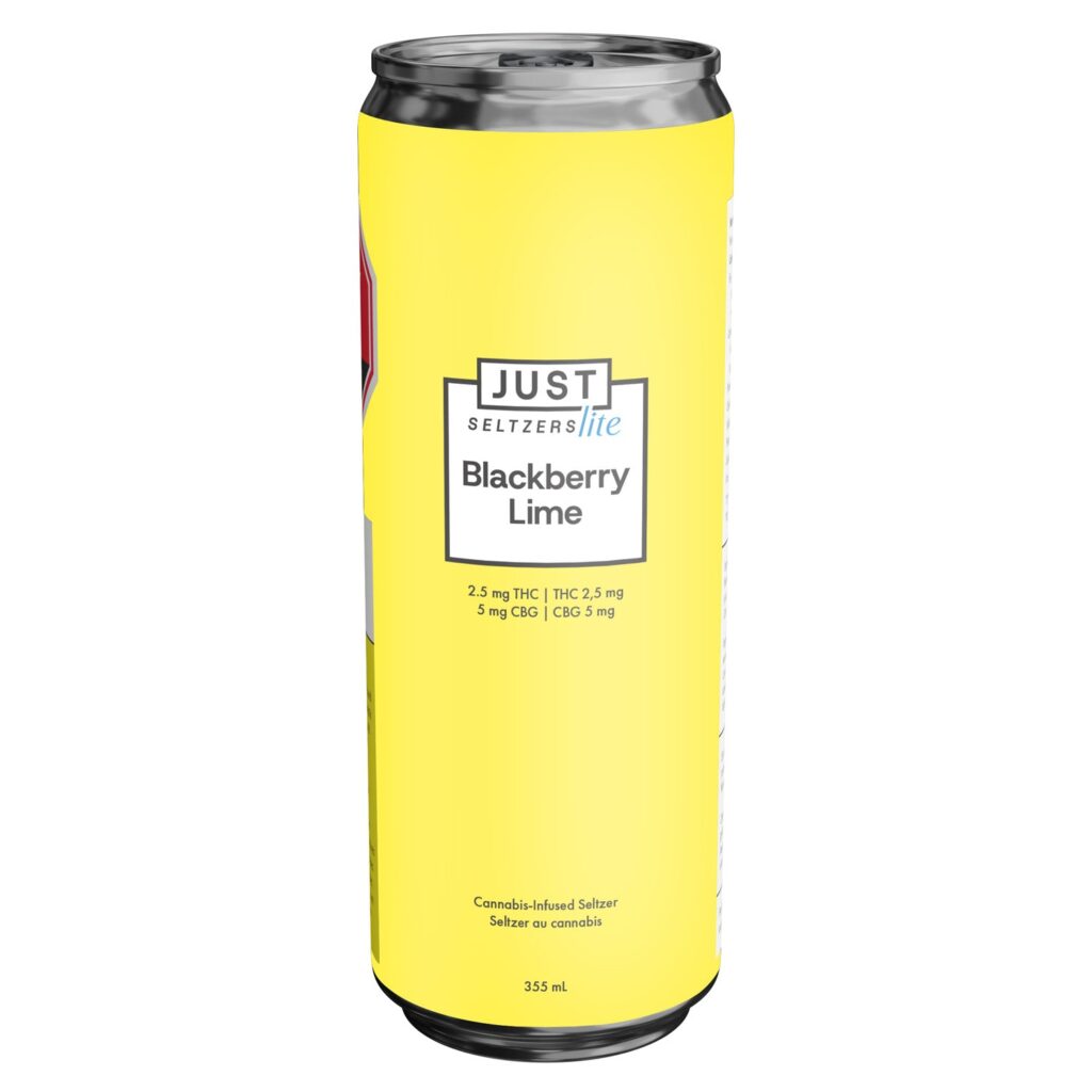 Blackberry Lime 2.5 Thc + 5 Cbg Seltzer — BC Cannabis Home