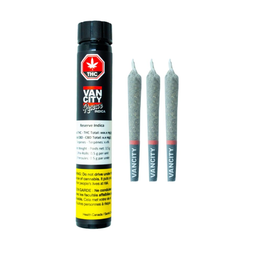 Reserve Indica Pre-Rolls — BC Cannabis Home